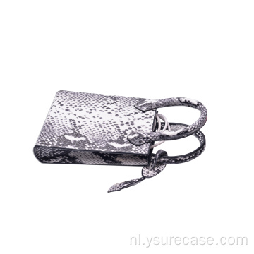 Snake Mini Tote Women Vintage Crossbody Bag Handtas